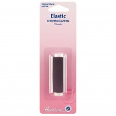Elastic: Shirring elastic, 20mtrs Black