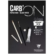 Clariefontaine CarbOn Black Paper - Noir A4
