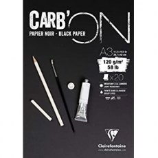Clariefontaine CarbOn Black Paper - Noir A3