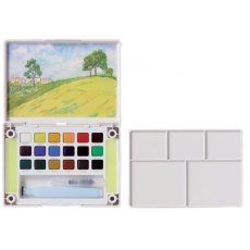 Royal Talens Koi Watercolour Pocket field Sketchbox - 18 half pans