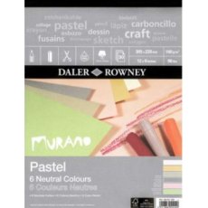 Daler Rowney Murano Pastel Paper Pad  - Neutral colours (12 x 9")