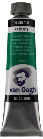 Van Gogh Van Gogh Oil Colour 40ml Permanent Green Deep