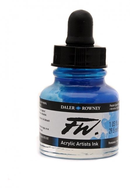Daler Rowney Fw Ink 29.5ml Process Cyan