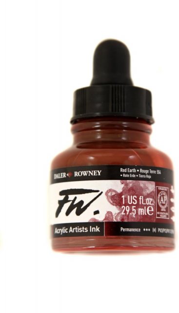 Daler Rowney Fw Ink 29.5ml Red Earth