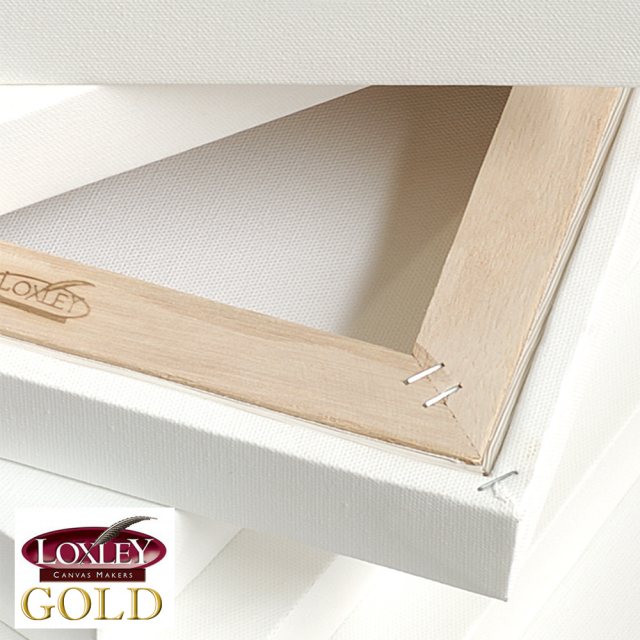 Loxley Arts Loxley Gold Chunky Stretched Canvas - Various Sizes