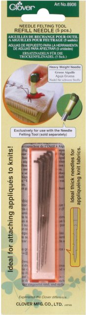 Clover Felting Tool: Needle: Refills: Heavy