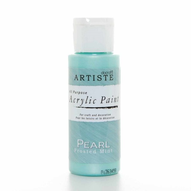 Docrafts - Artiste Docrafts Artiste Speciality Pearlescent Paint (2oz) - Pearl Frosted Mint