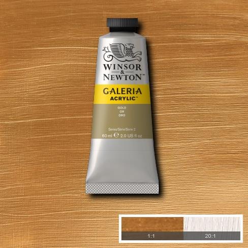 Galeria Acrylic Colour W&N GALERIA 60ML GOLD - Series 2