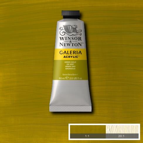 Galeria Acrylic Colour W&N GALERIA 60ML GREEN GOLD - Series 1