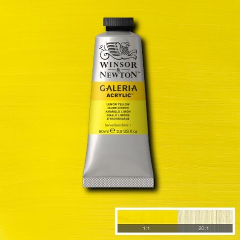 Galeria Acrylic Colour W&N GALERIA 60ML LEMON YELLOW - Series 1