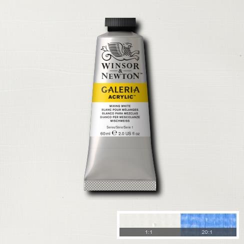 Galeria Acrylic Colour W&N GALERIA 60ML MIXING WHITE - Series 1