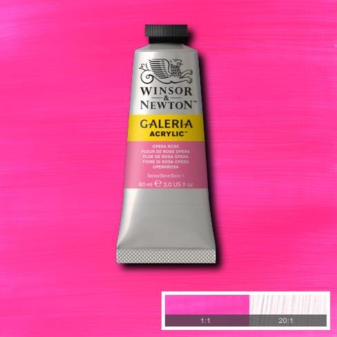 Galeria Acrylic Colour W&N GALERIA 60ML OPERA ROSE - Series 1