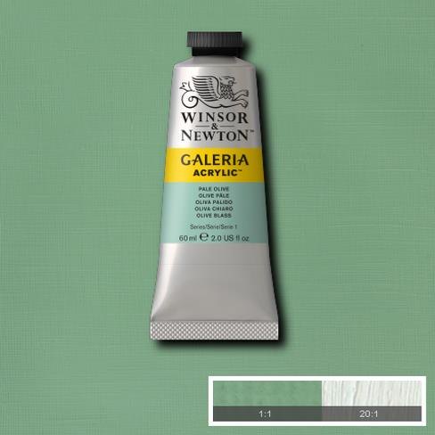 Galeria Acrylic Colour W&N GALERIA 60ML PALE OLIVE - Series 1