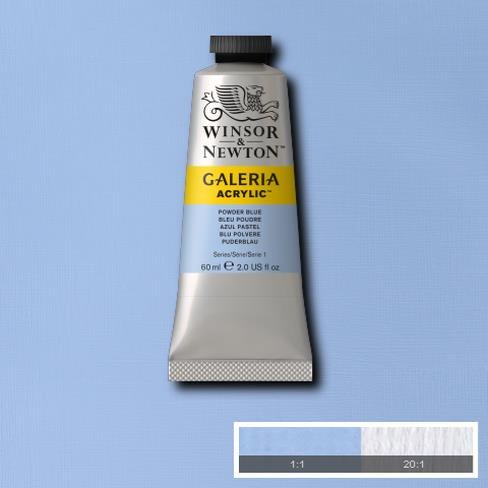 Galeria Acrylic Colour W&N GALERIA 60ML POWDER BLUE - Series 1