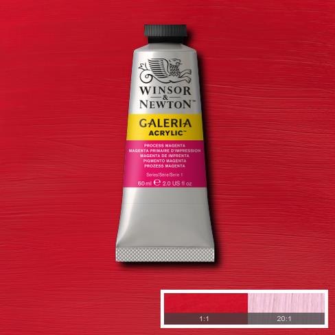 Galeria Acrylic Colour W&N GALERIA 60ML PROCESS MAGENTA - Series 1