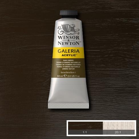 Galeria Acrylic Colour W&N GALERIA 60ML RAW UMBER - Series 1