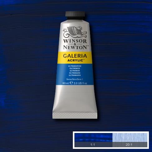 Galeria Acrylic Colour W&N GALERIA 60ML ULTRAMARINE - Series 1