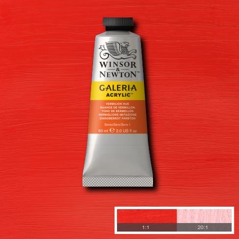 Galeria Acrylic Colour W&N GALERIA 60ML VERMILION - Series 1