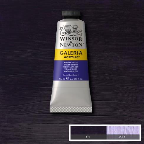 Galeria Acrylic Colour W&N GALERIA 60ML WINSOR VIOLET - Series 1