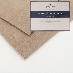 Loxley Arts Loxley Linen Panel with clear Gesso - 12x10