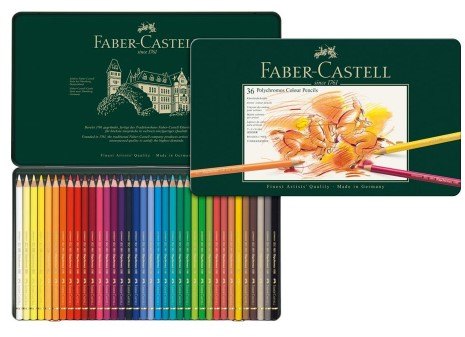 Faber Castell - 36 Polychromos Colour Pencil Set