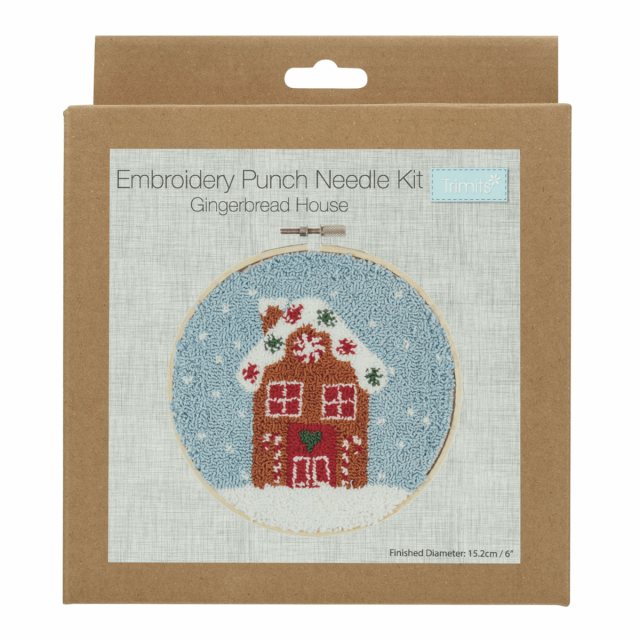Trimits Trimits Embroidery Punch Needle Kit - Gingerbread House