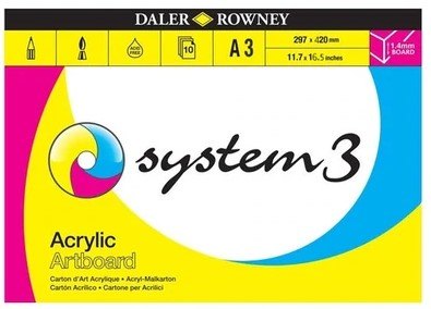 A3 System 3 Acrylic Artboard by Daler Rowney