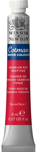 Winsor & Newton Winsor & Newton Cotman Watercolour 8ml Cadmium Red Deep Hue