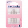 Hand Needles: Household Assorted: 12 Pieces